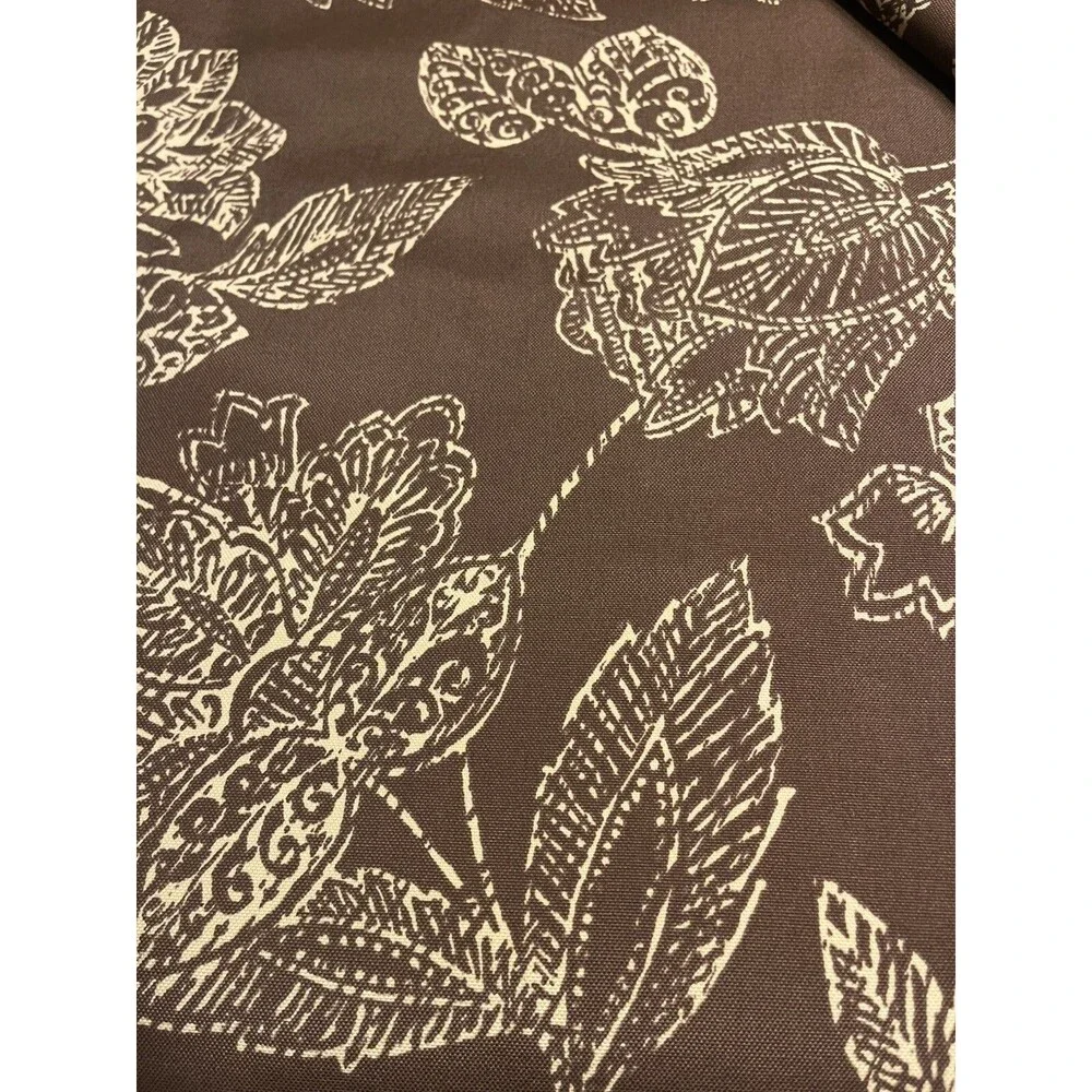 Tommy Bahama Wood Drift Brown Cream Floral Tablecloth 60x82” New